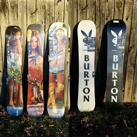 playboy burton|Burton bringing Playboy centerfolds back to snowboards.